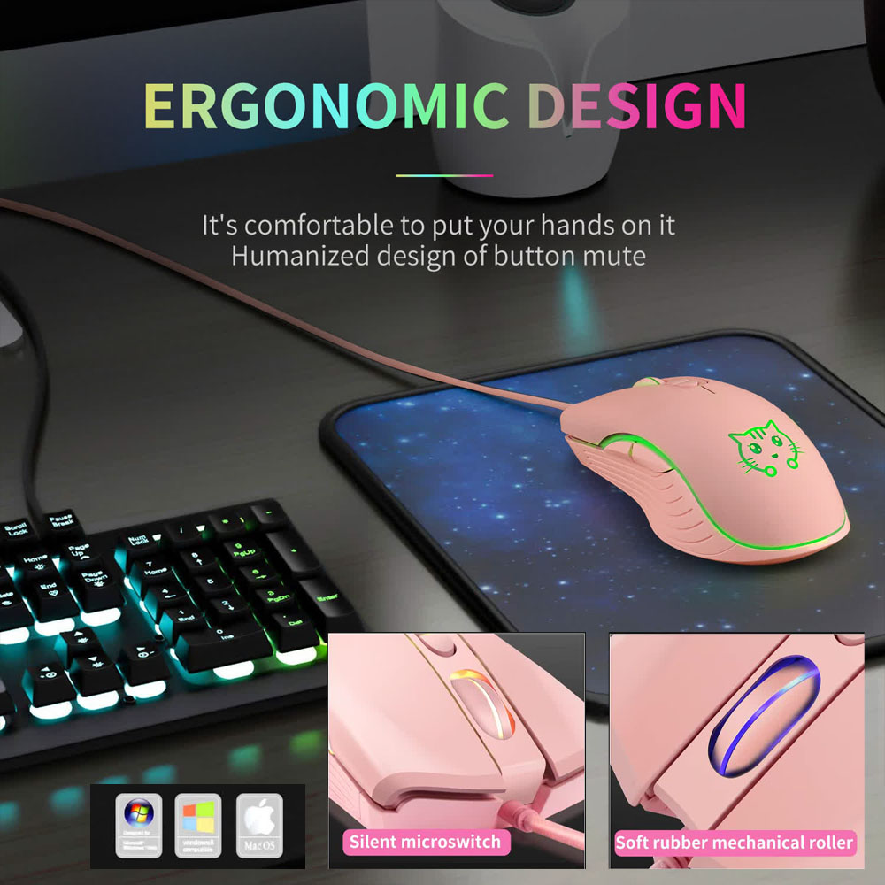 Przewodowa mysz USB do gier ró – Esports Gaming Maus recenzja i cena