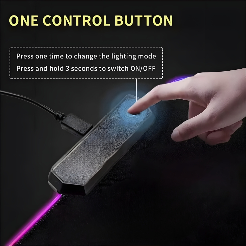 Duża podkładka pod mysz do gie – Mouse Pad Extended Rgb recenzja i cena