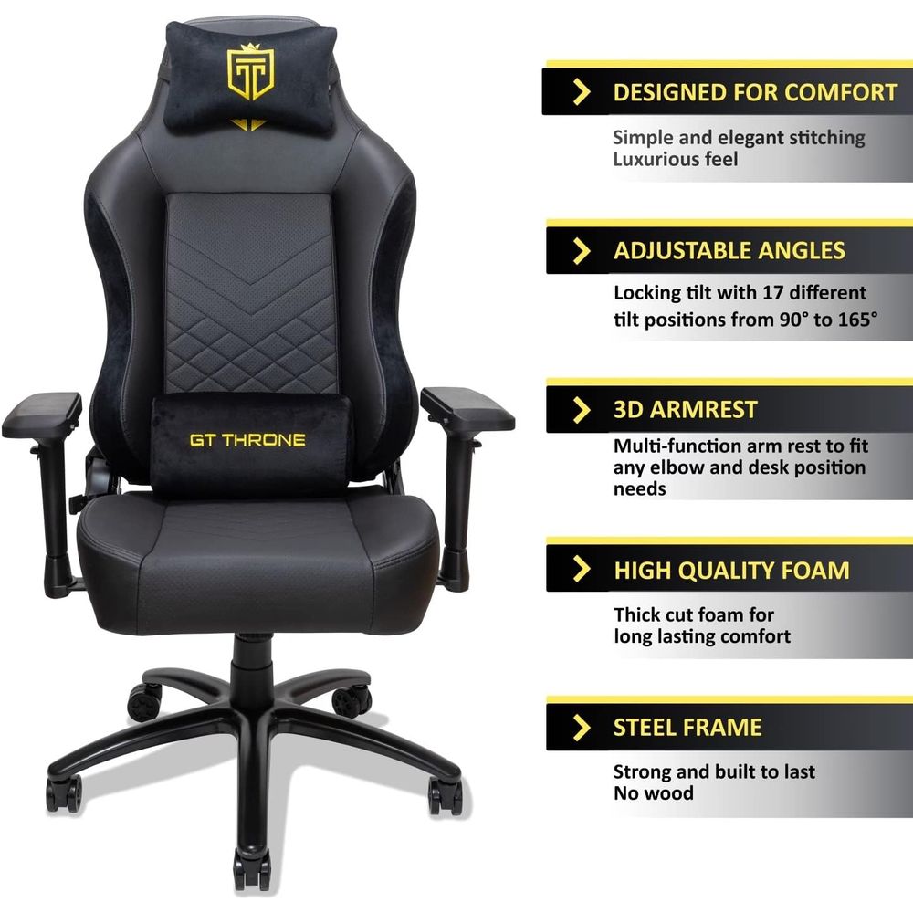 Ergonomiczne, rozkładane krzes – Gaming & Esports District recenzja i cena